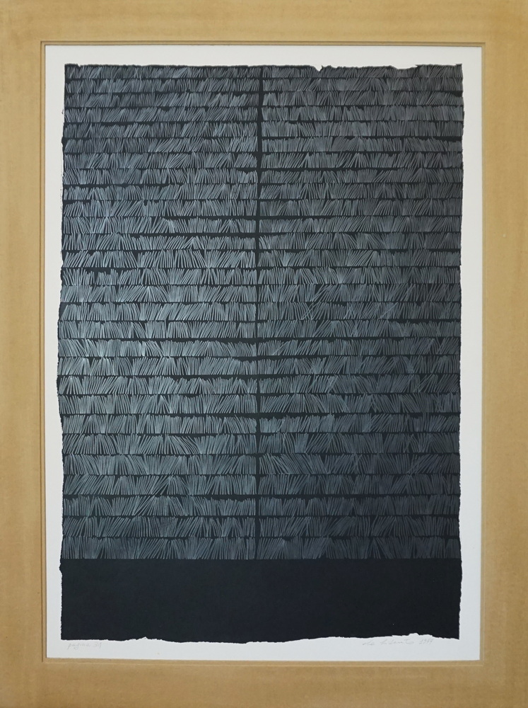Pagina 34, 1977, cm 50x70 - Acrilico e grafite su cartoncino Fabriano 100x100 cotone    (coll. priv.)